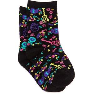 Coco Crew Socks  Authentic Disney Apparel